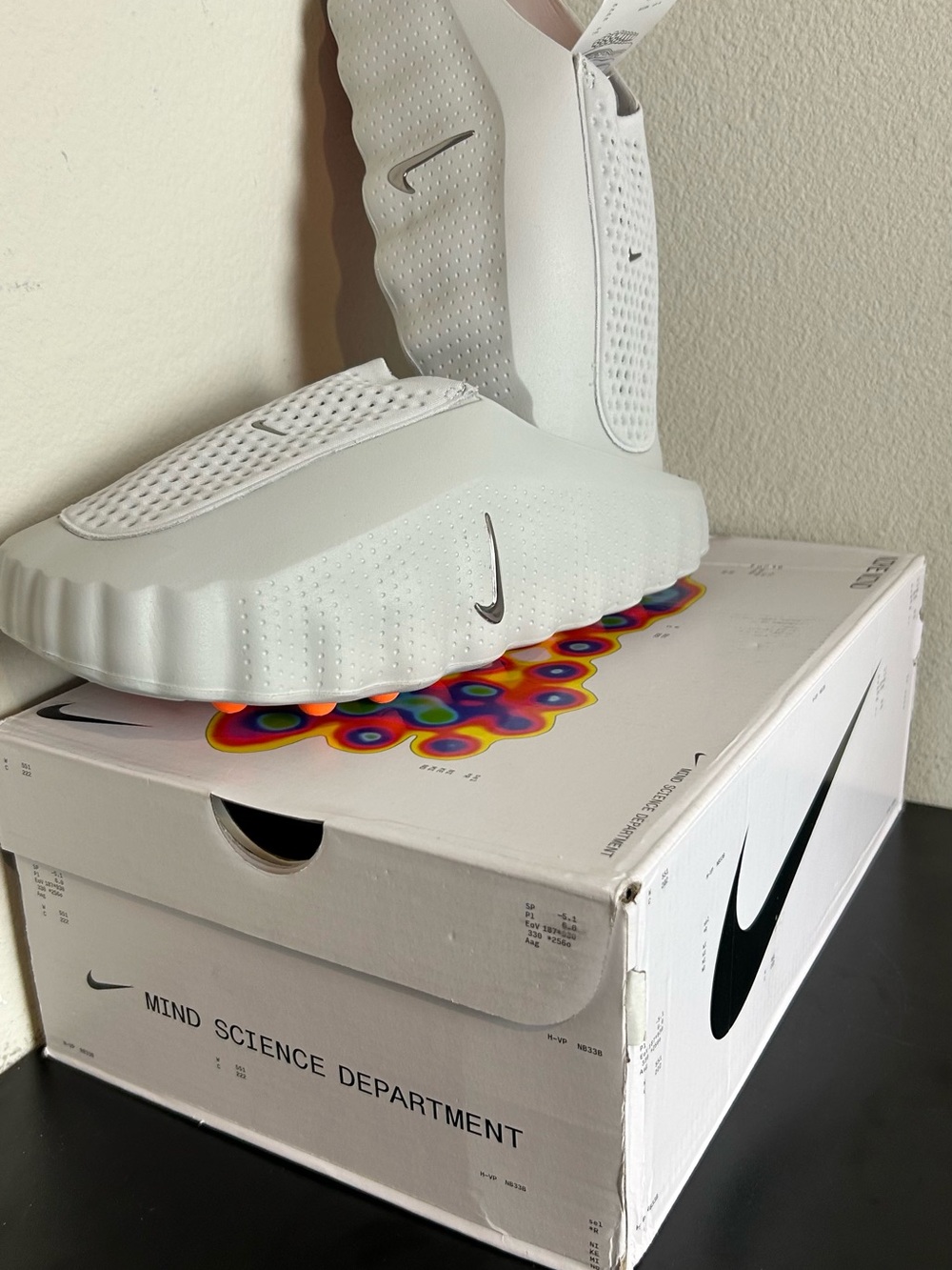 Nike Kids' White Slip-On Foam Runner Sneakers